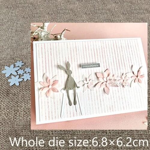 XLDesign Craft Metal Cutting Dies stencil mold 6pcs flowers decoration scrapbook Album Paper Card Craft Embossing die cuts