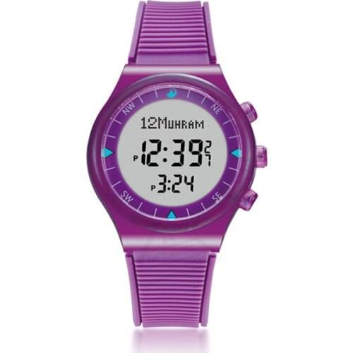 Muslim Girl Watch for l with Fajr Time 32mm Windows Prayer Alarm Compass Kids Gift