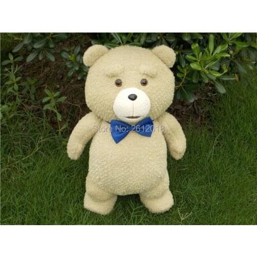 New Ted movie teddy plush Blue Bow Tie ted plush bear, teddy bear giant teddy bear plush Toy Gift