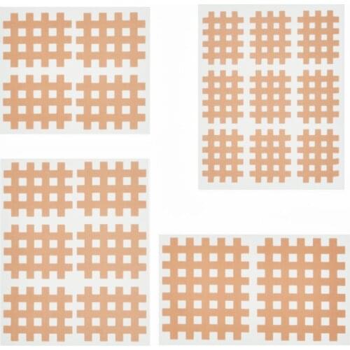 4pcs set Cross Kinesiology Tape Stickers Muscle Patch Exercise Tape Inner Effect Paste Breathable Arm Knee Protector Gym Fitness