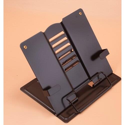 Book Holder 2021 Adjustable Portable Metal Adjustable Reading Support Document Shelf Bookstand Tablet Music Score Recipe Stand