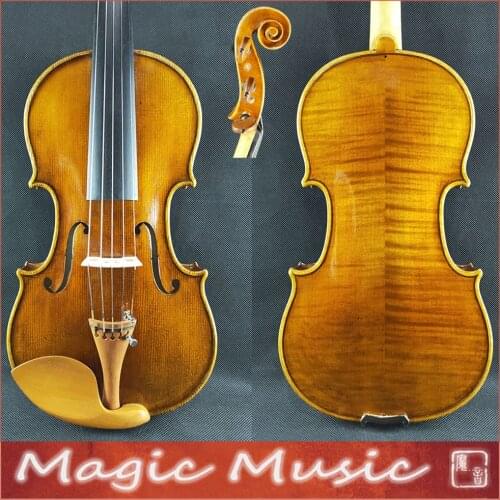 5-Stringed! 50 Years Old Spruce! A Revolutionary 5-string Violin Viola Size 4/4, Handmade Oil Varnish