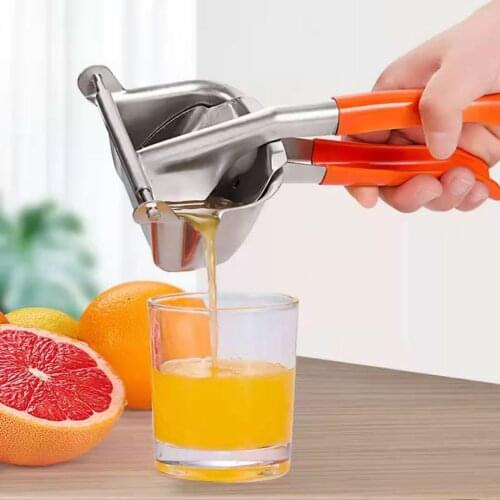 Manual Juice Squeezer Stainless Steel Lemon Squeezer Hand Juicer Pomegranate Orange Sugar Cane Juice Kitchen Fruit Tools