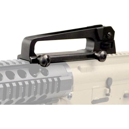 Bugleman Ar15 M4 M16 Tactical Rear Front Sight Carry Handle PicMount Detachable Adjustable LOW Profile Quick Release Mount