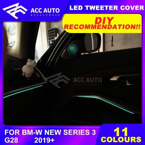 Tweeter cover for bm-w 3 series speakers audio trumpet head treble speaker ABS material with whole trim panel