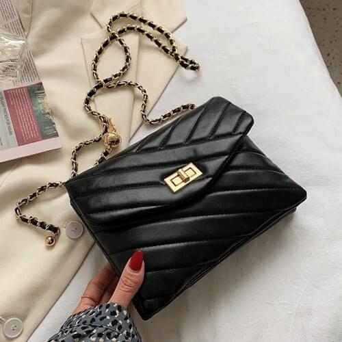 Vintage Crossbody Bags for Women Messenger Bags Female Leather Shoulder Bag Bolsa Luxury Brand Women Handbags Chain Sac A Main