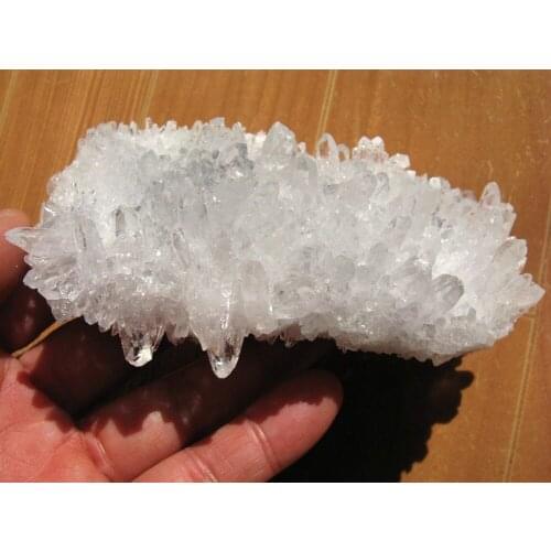 390g natural rock quartz crystal cluster original
