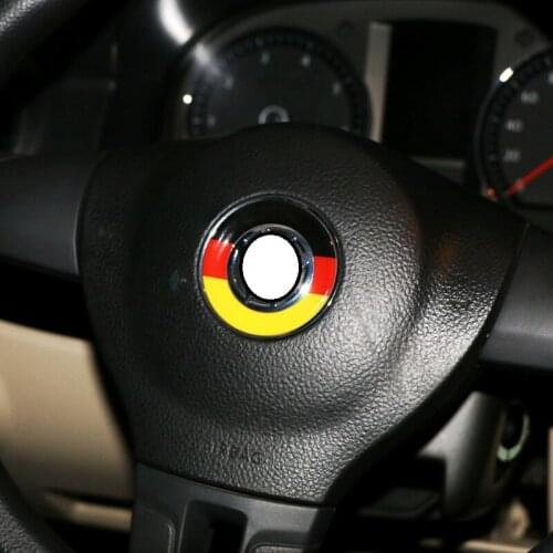 Car styling rubber ring emblem fit for 2011-2021 VW Volkswagen golf 6 golf 7 POLO CC Tiguan PASSAT TOURAN Scirocco BEETLE