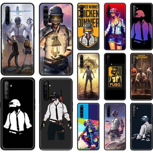 Phone Case for Realme C3 5 6 6i 7 C11 XT X7 X50 7 Global Q2 Q2i Pro 5G Silicone TPU Shell Cover Coque Battlegrounds PUBG