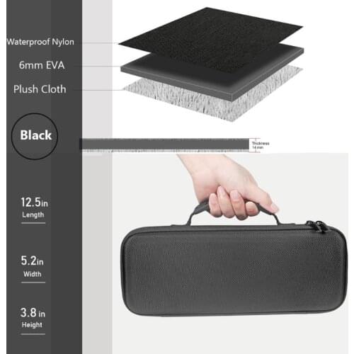 Travel EVA Carrying Case Shell Organizer Bag for S ony SRS-XB23 Wireless Speaker 24BB
