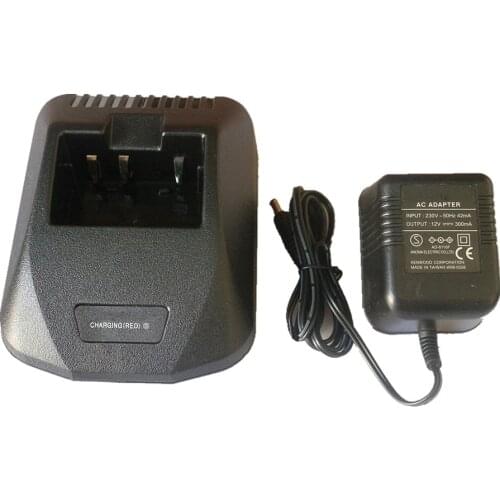 Battery Dock+Rapid Wall Adapter Charger Power Supply Adapter KSC-24 For Radio Kenwood TH-K2AT TH-K4AT