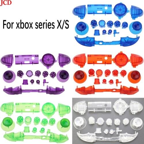 JCD 1 Set Bumpers Triggers Replacement D-Pad LB RB LT RT Buttons Kit For Xbox Series X/S Controller