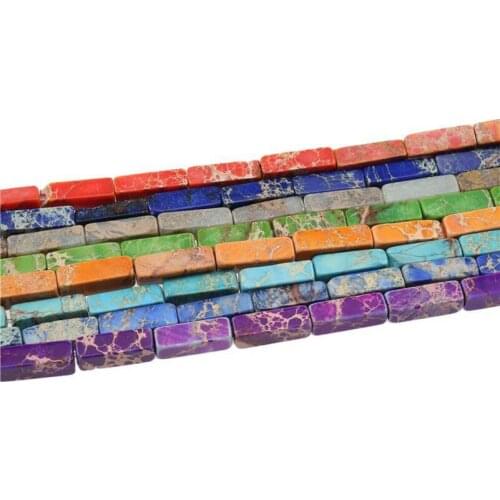 King African Turquoises Square Loose Bead Unique Shape for Necklace Bracelet Gemstones 15.5" One String