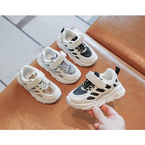 Baby Girls Boys Casual Shoes Autumn Children Sports Shoes Soft Bottom Non-slip Breathable Outdoor Fashion Kids Sneakers DSA201