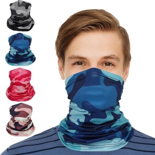 Multifunctional Outdoor Sport Magic Scarf Neck Warmer Tube Hiking Cycling Sunscreen Windproof Camouflage Headband Dust Mask