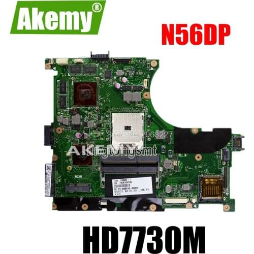 N56DP Motherboard REV2.0 For Asus N56DP Laptop motherboard N56DP Mainboard N56DP 60-NQOMB1002-C03 Motherboard test 100% OK