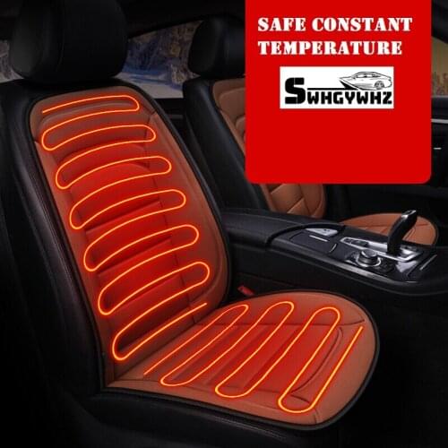 NEW single/pair 12v electric heated cushions for winter heating car seat cushion,keep warm car seat cover quality guarantee