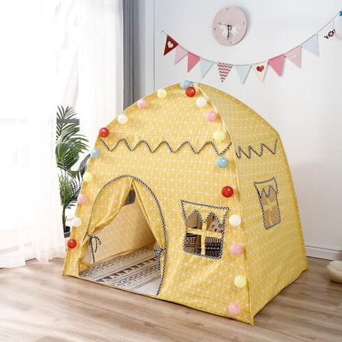 Large Childrens Tent Portable Girls Pink Princess Castle Folding Kids Indoor Outdoor Castle Play House Baby Game Tents Gifts