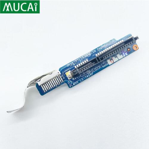 HDD board with cable For Dell XPS 14Z L412Z P24G laptop SATA Hard Drive HDD SSD Connector Flex Cable board LS-7454P