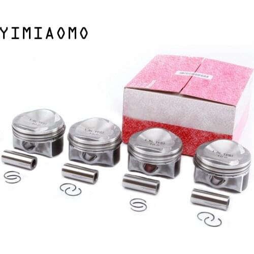 For AUDI A3 A4 A5 TT VW Passat B6 Golf MK6 Skoda Seat 1.8TFSI/TSI CDAA CDAB BZB Pistons & Piston Rings STD 21MM 06H 107 065 BS