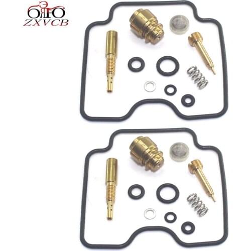 2set for Road Star XV1600A 1999-2003 XV 1600 A 1600A XV1600A Motorcycle carburetor repair kit needle valve seat parts
