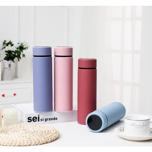 500ML Thermos Vacuum Flasks Temperature Display 304Stainless Steel My Hot Water Bottle Travel Coffee Mug Tea Milk Mug Thermo cup
