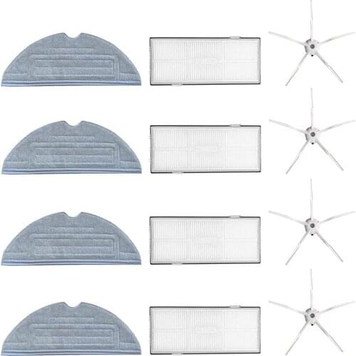 TOP!-For Xiaomi Roborock S7 Series, T7 And T7 Plus Robot Vacuum Cleaner Accessories Filter Side Brush Cleaning Cloth Rag