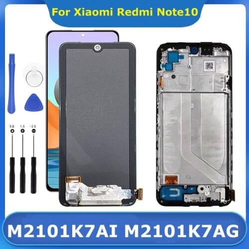 6.43"For Xiaomi Redmi Note 10 Pro LCD With Touch Screen For Redmi Note10 M2101K7AI M2101K7AG Digitizer Display Replacement Parts