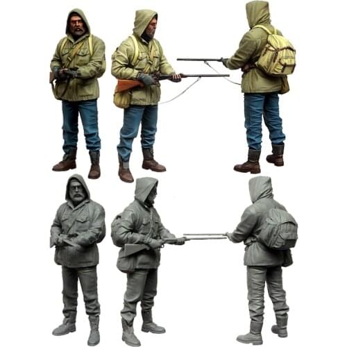 1/35 Stalker, Resin Model Soldier GK, Military theme, Unassembled and unpainted kit