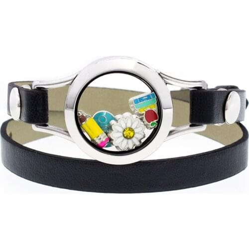 1PC Glass Locket bracelet DIY Photo Frame Bracelet Living Memory Locket Keepsake Urn Bracelet