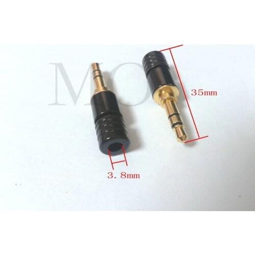 10pcs Copper 3.5mm Stereo Male Plug soldering connector DIY