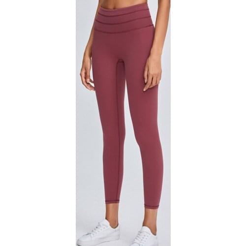 2020 Autumn New Nine Points Yoga Pants Women No Trace High Waist Tight Stretch Fitness Legging Outdoor Running Training Leggings