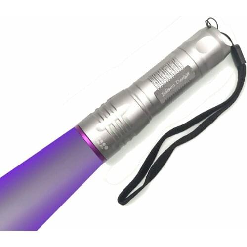 Aventik Edison 1pc 10W 365nm White Light Zoomable UV Light Fluorescent Agent Detection Medical UV Glue Curing Urine Dry Gunsmoke