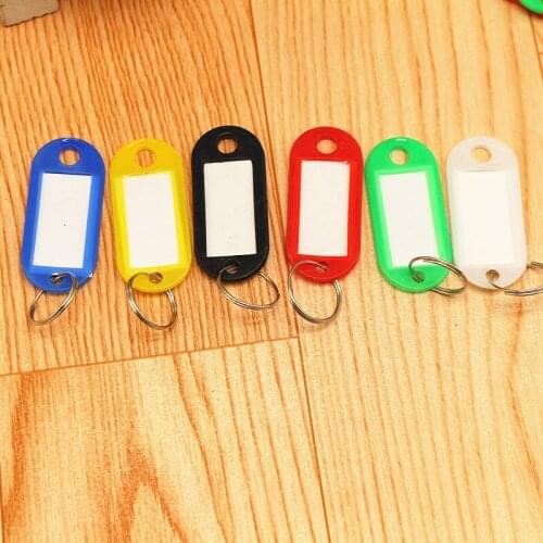 Color plastic key plate key chain hotel number plate classification plate number plate