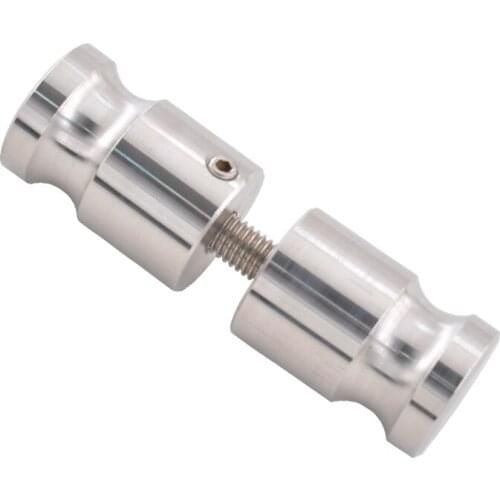 Single Hole Cabinet Door Handle Glass Solid Cast Stainless Steel 304 Handle For Public Toilet Door