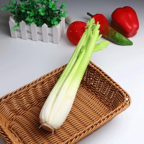 PU Simulation Vegetable Fruit Celery Celery Parsley Feel Green Vegetable Cabinet Display Model 3