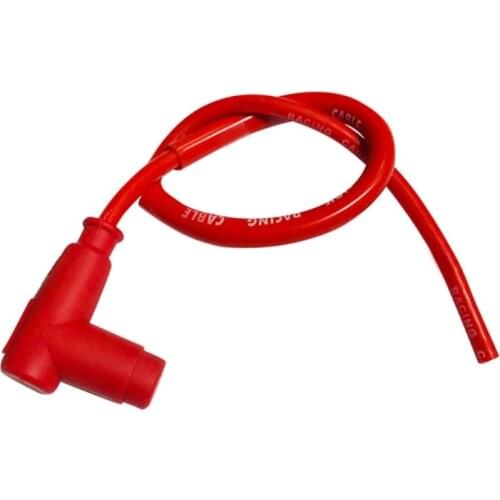 49.5cm Length Ignition Line Engine Starting Professional Motorcycle Accessories Spark Plug Iridium Power Cable