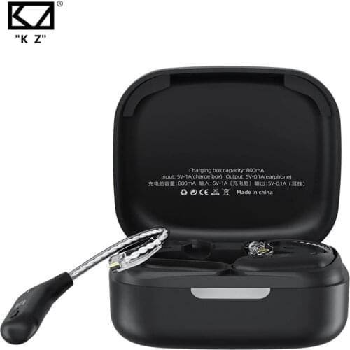 KZ AZ09 Bluetooth-compatible5.2 Wireless Upgrade Ear Hook With Charging Case For EDX ZSNpro X ZS10pro ZSX DQ6 ZAS Earphone Model