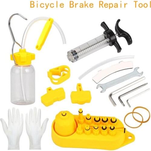Bicycle Hydraulic Disc Brake Oil Bleed Kit Tools For SHIMANO, SRAM, MAGURA Series MTB Road Bike Brake Repair Tool