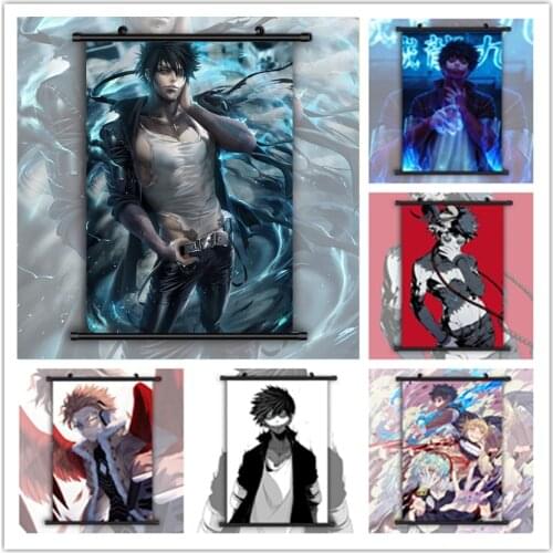 Boku no Hero Academia Dabi Toga Himko HD Print Wall Poster Scroll