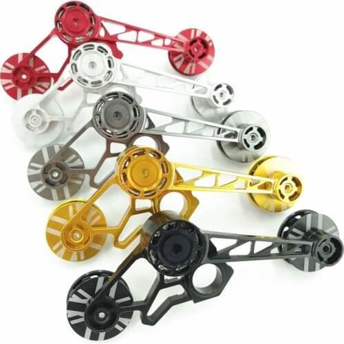Brompton Chain Tensioner 2-6 Speed Freewheel Chain Tension Adapter Guide Wheel Tension Device Aluminum Alloy