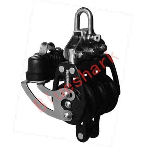 Sailboat Hardware 38 mm 1 1/2 Inch Aluminum Triple Becket Adjustable Cleat Block 2262