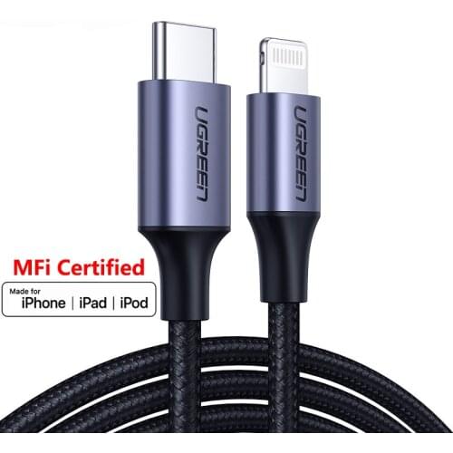 Original MFI usb c to lightning cable fast charger for iPhone 12 11 xs xr 8 plus Apple ipad pro PD Mobile phone charging data 2m