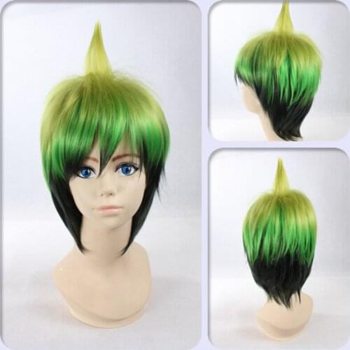 1pcs Japan Anime Ao no Exorcist Amaimon Short Wig Synthetic Hair Cosplay Costume Decor Prop for Men Boy Christmas Gift