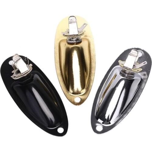 Boat Guitar Jack Plate 6.35mm Guitarra Pickup 1/4 Output Input for Strat Stratocaster Electric Guitar Accessories Jack Socket