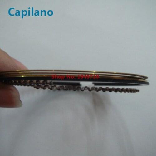 Motorcycle piston ring JH70 CD70 Mg-titanium golden color for 70cc JH CD 70 engine cylinder spare parts 47mm diameter