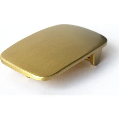 38mm Rectangle Solid brass Belt Buckles Blank DIY Leather Craft for Mens Buckle belt Clips Punk Jeans Accessories H Buckle