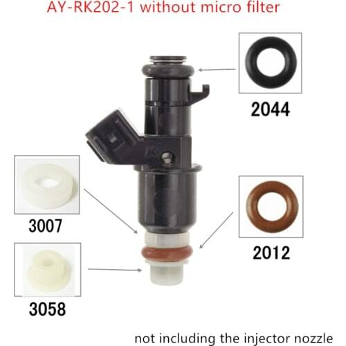 100sets Fuel Injector Repair Kit Without Micro Filter FJ1203 FJ1045 FJ785 FJ486 16450PWA003 16450-RNA-A01 Fit For Honda Car