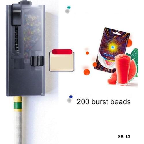 DIY Smoking Cigarette Blast Beads Pusher Filter Capsule Push Box Portable Burst Bead Cigarette Maker Smoking Accessory Tools