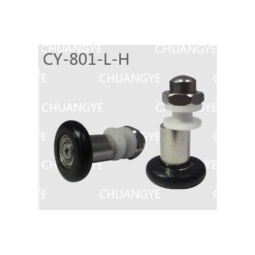 Shower room pulley bathroom glass sliding door pulley eccentric wheel shaft ultra long